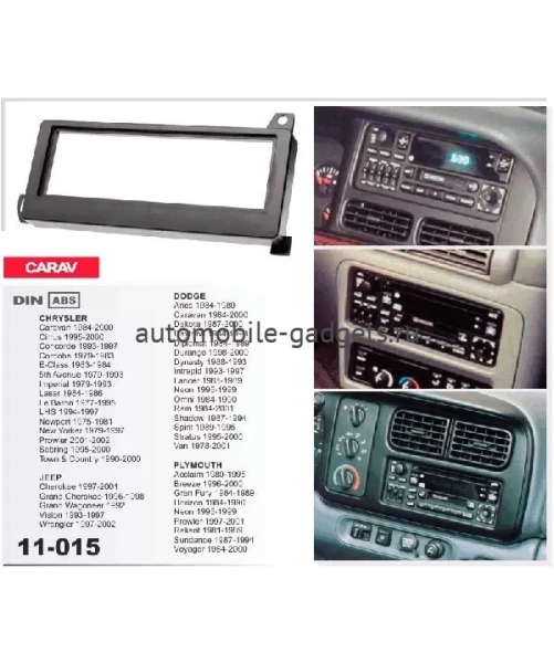 Переходная рамка CARAV 11-015 CHRYSLER / JEEP / DODGE / PLYMOUTH (1981-2001)