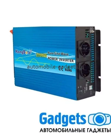 Преобразователь напряжения KongSolar KS12/2000 (12В, реальный синус)