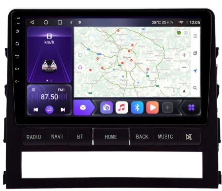 Carmedia HP-9618-I Штатная магнитола для Toyota Land Cruiser 200 2015-2021 на Android 10 c 2GB, DSP, 4G