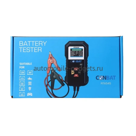 Тестер аккумуляторных батарей RTA545 Conbat с поверкой
