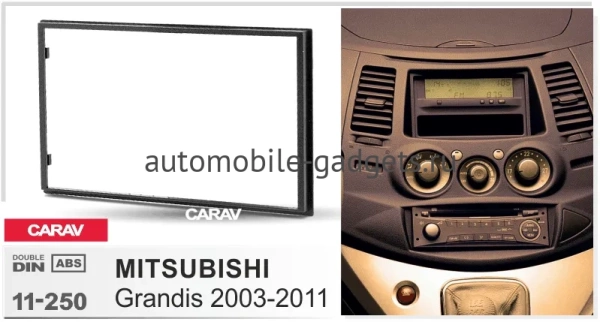 Магнитола в штатное место 2 din Mitsubishi Grandis 2003-2011 Canbox H-Line 5602-RP-11-250-366 на Android 10 (4G-SIM, 4/32, DSP, IPS) С крутилкой