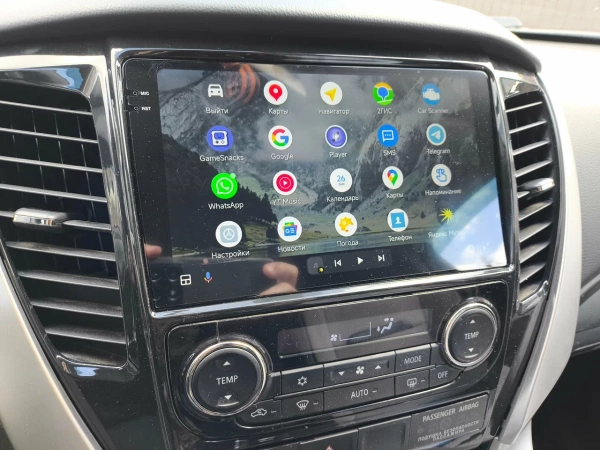 Carmedia OL-9638-RW-2K магнитола для Mitsubishi Pajero Sport 2015-2019 (для авто с АКПП), FIAT Fullback на Android 13 c 12GB, DSP, 4G