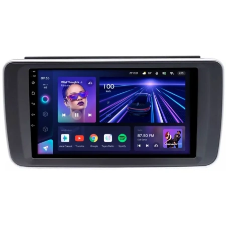 Штатное головное устройство Teyes CC3 4/32 9 дюймов RM-9-1427 для Nissan Leaf 2 2017-2024 на Android 10 (4G-SIM, DSP, QLed)