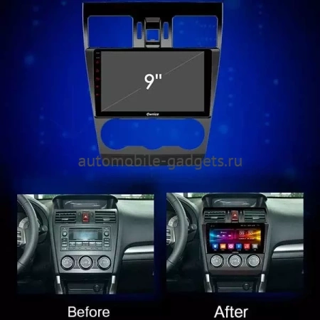 Carmedia OL-9511-1-I Штатная магнитола для Subaru Forester, Impreza, XV (2010-2016) на Android 10 с 2GB, DSP, 4G