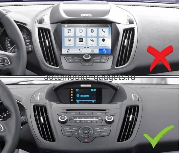 Штатная магнитола Ford C-Max 2, Escape 3, Kuga 2 2012-2019 (для авто без камеры) Canbox L-Line 4169-9-5858 на Android 10 (4G-SIM, 2/32, TS18, DSP, QLed)