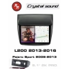 Автомагнитола RedPower 85038BCPRO для Mitsubishi L200 (09.2013-02.2016), Pajero Sport (08.2008-09.2013) с рамкой под Б/К