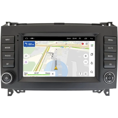 Mercedes A-klasse (W169), B-klasse (W245), Vito 2 (W639), Vito 3 (W447), Viano (W639) 2006-2018 (Вид 3, белая подсветка клавиш) Canbox 1.5/32 на Android 10 (RS7-RP-6598-494) (IPS, DSP, CarPlay)