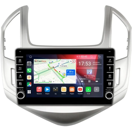 Штатная магнитола Canbox BGT9-242 для Chevrolet Cruze 2012-2016 (серебро) на Android 10.1 (IPS, DSP, CarPlay)