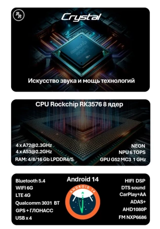 Автомагнитола RedPower 85048GSPRO для Chevrolet Cruze 1-поколение, рестайлинг (12.2012-10.2015) глянец с серебром