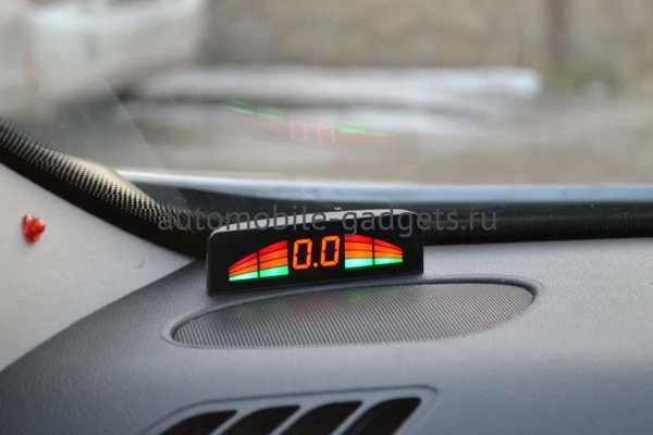 AAALine LED-14 Truck Black Парктроник для переднего или заднего бампера с датчиками внутренней установки