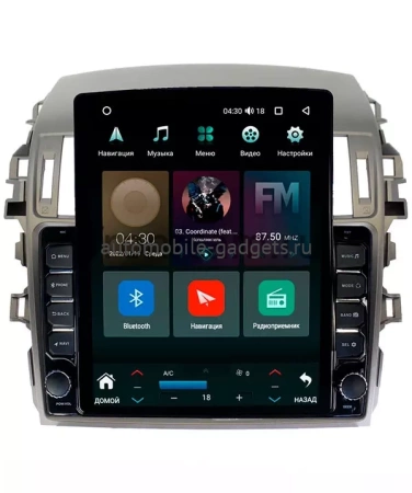 Carmedia OL-9605-12-D ("Тесла-стиль") магнитола для Toyota Corolla 2006-2013 на Android 10 с 4Гб и DSP