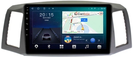 Штатная магнитола Canbox M-Line 4543-10-1193 для Jeep Grand Cherokee 3 (WK) 2004-2007 (руль слева) на Android 10 (4G-SIM, 2/32, DSP, QLed)