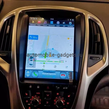 Parafar PF072T12  ("Тесла-стиль") штатная магнитола для Opel Astra J 2010-2015 на Android 8.1 c 4GB оперативной памяти