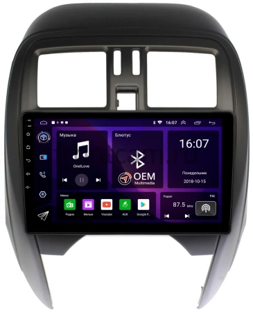 Штатная магнитола Canbox GT9-NI097N для Nissan March (K13) 2013-2024 2/32 Android 10 (IPS, DSP, CarPlay)