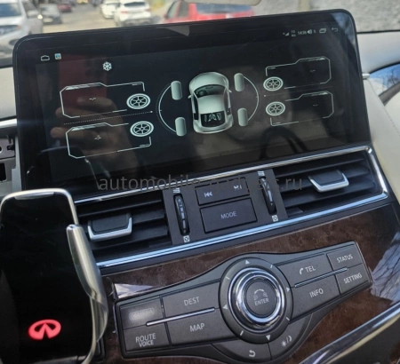 Carmedia SL-N1230 Штатный монитор 12.3" для Nissan Patrol, Infiniti QX80 2010-2021 на Android 12, 8GB, DSP, 4G