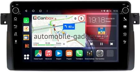 BMW 3 (E46) 1998-2007 Canbox M-Line 7801-9163 на Android 10 (4G-SIM, 2/32, DSP, IPS) С крутилками