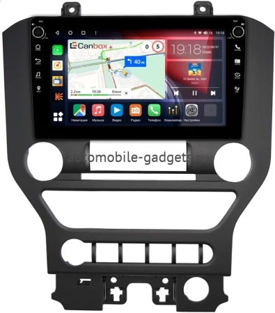 Ford Mustang 6 2014-2023 (Тип A) Canbox M-Line 7801-9-662 на Android 10 (4G-SIM, 2/32, DSP, IPS) С крутилками
