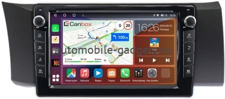 Штатная магнитола Subaru BRZ 2012-2020 (руль слева) Canbox H-Line 7822-9-2002 Android 10 (4G-SIM, 4/32, DSP, IPS) С крутилками
