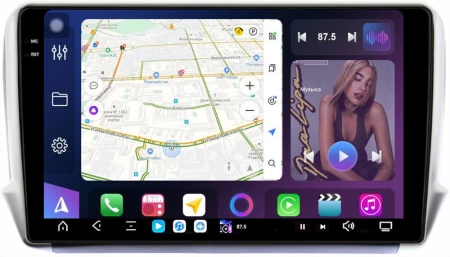 FarCar S500 BM3262M 2K штатная магнитола для Peugeot 208 A9 2012-2019, 2008 A94 2013-2019 на Android 14 c 6Gb, DSP, 4G