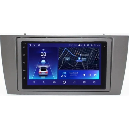 Магнитола в штатное место 2 din Jaguar X-Type, S-Type 1998-2008 (серая) Teyes CC2 PLUS 4/64 7 дюймов RP-11-689-292 на Android 10 (4G-SIM, DSP)