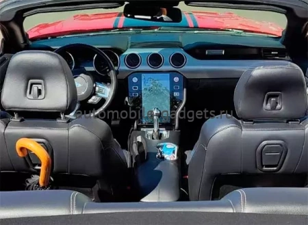 Carmedia ZF-1256-Q6 ("Тесла-стиль") штатная магнитола для Ford Mustang 2013-2022 на Android 11 c 8GB, DSP, 4G