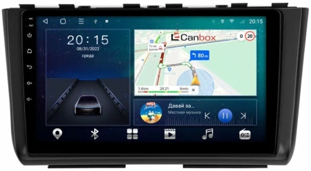 Штатная магнитола Hyundai Creta 2 2021-2024 (черная, матовая) Canbox L-Line 4170-10-2526 на Android 10 (4G-SIM, 2/32, TS18, DSP, QLed)