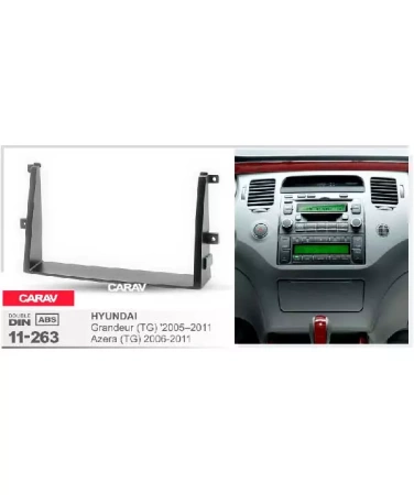 Переходная рамка CARAV 11-263 HYUNDAI Grandeur (TG) '2005–2011 / Azera (TG) 2006-2011