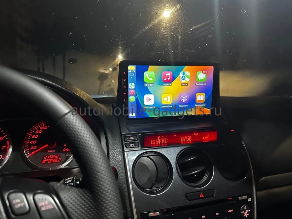 Carmedia SF-9506-B-PH-9009-12256-TS20 штатная магнитола для Mazda 6 (GG), Atenza 2002-2007 на Android 13 c 12GB, DSP, 4G