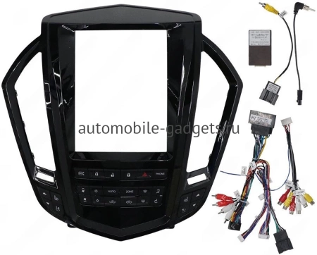 Carmedia SF-9725 (Tesla style) магнитола для Cadillac SRX 2009-2012 на Android 12 c 6GB, DSP, 4G