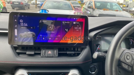 Штатная магнитола Toyota RAV4 (XA50) 2019+ 12,3 дюйма Carmedia MKD-FT004D-1052-Q на Android 12 (4G-SIM, 6/128, DSP, QLed) BMW Style