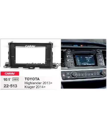 Carav 22-513 переходная рамка для установки автомагнитолы 10" в TOYOTA Highlander 2013+, Kluger 2014+