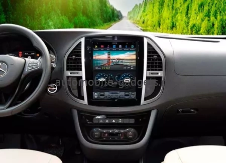 Carmedia ZF-1078-DSP ("Тесла-стиль") Штатная магнитола для Mercedes-Benz Vito 2014+ на Android 9.0 с 4Гб, DSP