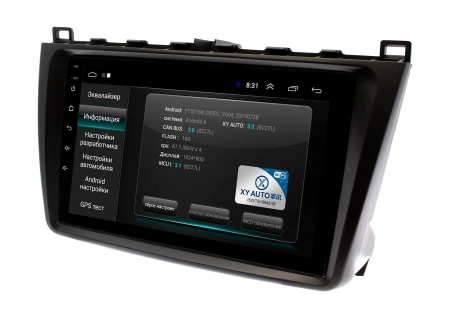 Штатная магнитола Mazda 6, Atenza 2007 - 2012 Wide Media LC9033MN-1/16