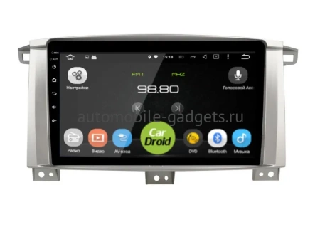 Roximo CarDroid RD-1121F штатная магнитола для Toyota LC 100 (J105) 2002-2008 на Android 10 с 4GB, DSP Roximo CarDroid RD-1121F штатная магнитола для Toyota LC 100 (J105) 2002-2008 на Android 10 с 4GB, DSP