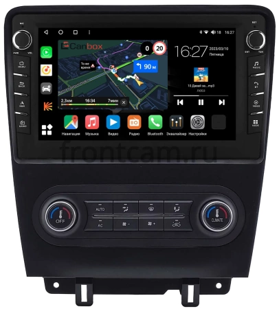 Штатная магнитола Ford Mustang 5 2009-2014 Canbox M-Line 7835-10-2624 на Android 10 (4G-SIM, 2/32, DSP, QLed) С крутилками