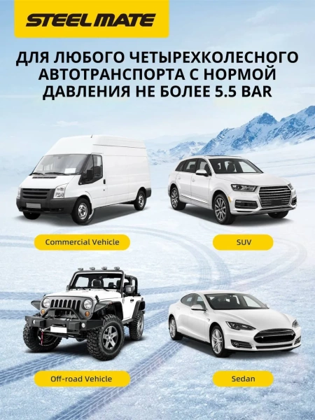 SteelMate TP-S20 Система контроля давления в шинах с внутренними датчиками 