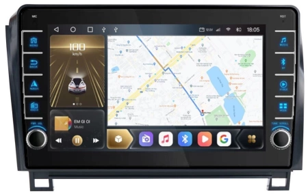 Carmedia OL-1688-RQ (крутилки) Штатная магнитола для Toyota Tundra XK50 2007-2013, Sequoia XK60 2007-2022 на Android 13 c 6GB, DSP, 4G