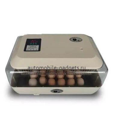 Инкубатор с автоматическим поворотом яиц с термометром и гигрометром Janoel JN24