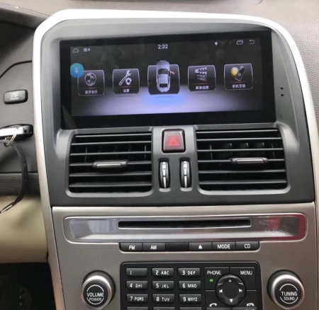 Carmedia JT-V8003-8128 штатная магнитола для Volvo XC60 2008-2017 (взамен 5" или 7") на Android 10 с 8GB, DSP