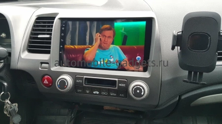 Штатная магнитола Honda Civic 8 4D 2005-2012 (левый руль, седан) Canbox EVO 5811-9-1061 на Android 14 (4G-SIM, 6/128, DSP, QLed, AI, 360)