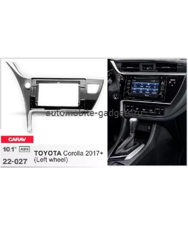 Carav 22-027 переходная рамка для установки автомагнитолы 10" в TOYOTA Corolla 2017+