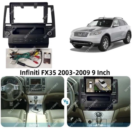 Carmedia SF-9279-1-I магнитола для Infiniti FX35 (S50), FX45 (S50) (2002-2006) на Android 10 c 2GB, DSP, 4G