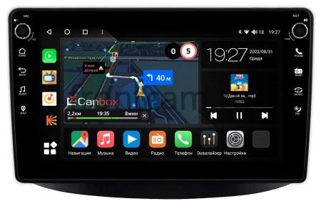 Toyota Estima, Previa (XR10, XR20) 1990-2000 Canbox M-Line 7801-9-2622 на Android 10 (4G-SIM, 2/32, DSP, IPS) С крутилками