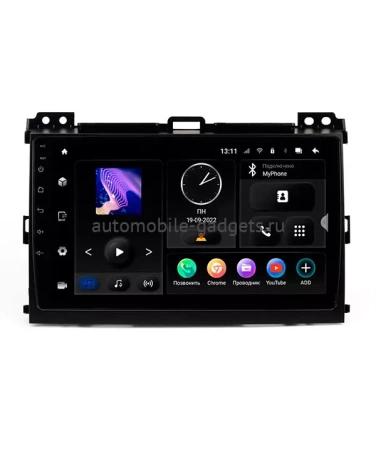 INCAR TMX-2209-6 Maximum Штатная магнитола для Toyota Land Cruiser Prado 120, Lexus GX 470 (2002-2009) на Android 10 с 6GB, DSP, 4G