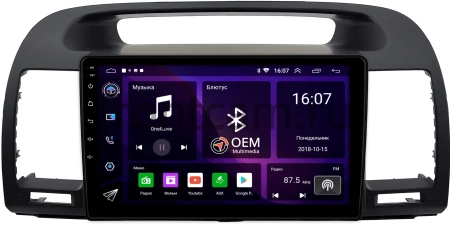 Toyota Camry XV30 2001-2006 (черная) Canbox RS9-0607 1.5/32 Android 10 (IPS, DSP, CarPlay)