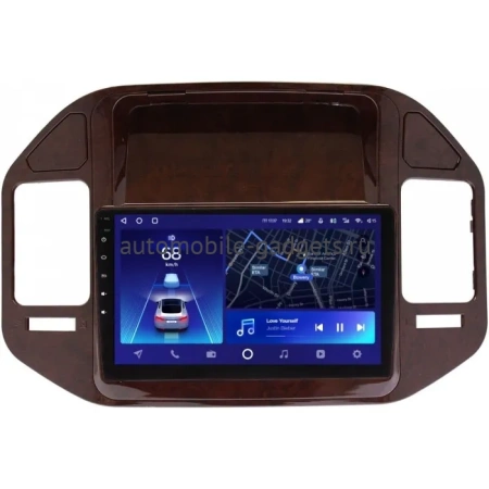 Штатное головное устройство Teyes X1 WIFI 2/32 9 дюймов RM-9387 для Mitsubishi Pajero 3, Montero 3 1999-2006 (дерево) на Android 8.1 (DSP, IPS, AHD)