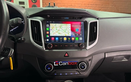 Штатная магнитола Hyundai Creta 2016-2021 Canbox EVO 5811-9-2419 на Android 14 (4G-SIM, 6/128, DSP, QLed, AI, 360)