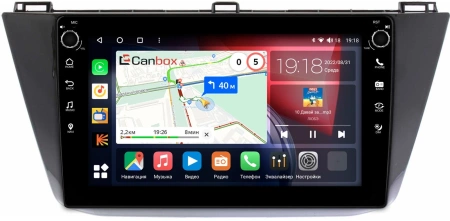 Volkswagen Tiguan 2 2016-2023 Canbox M-Line 7805-10-1122 на Android 10 (4G-SIM, 2/32, DSP, QLed) С крутилками