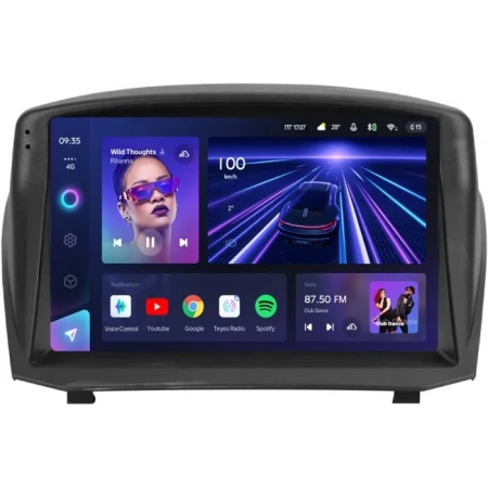 Штатное головное устройство Ford Fiesta (Mk6) 2008-2019 Teyes X1 WIFI 2/32 9 дюймов RM-9-2796 на Android 8.1 (DSP, IPS, AHD)
