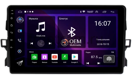 Toyota Auris 2006-2012 Canbox GT9-9427 2/32 Android 10 (IPS, DSP, CarPlay)
